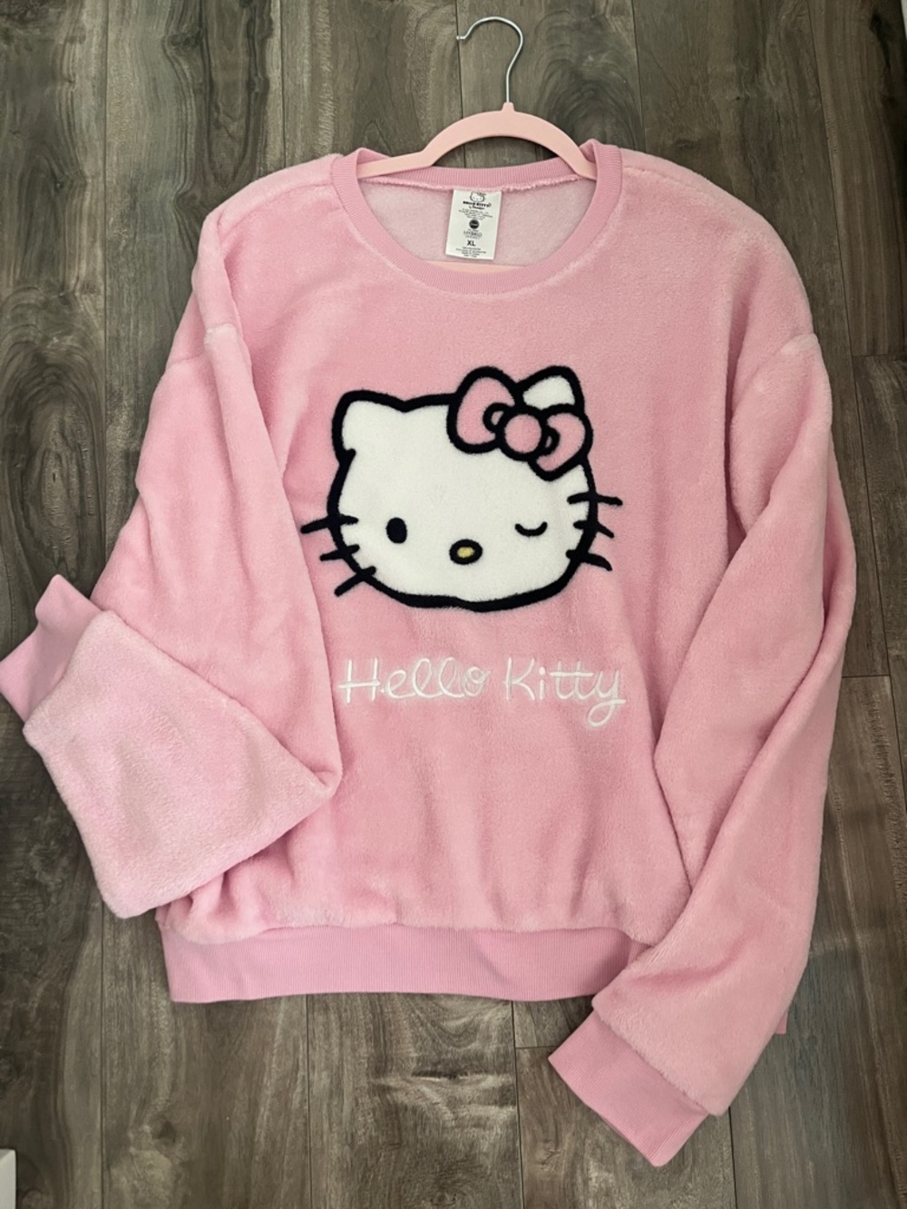 Hello Kitty Pink Fleece Pullover